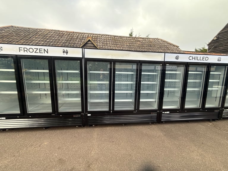 Commercial upright fridges or freezers cafe shop restaurant top quality 