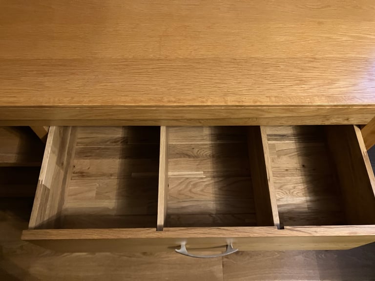 Solid Oak TV Cabinet 