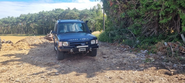 2001 land rover discovery td5  and transporter trailer 