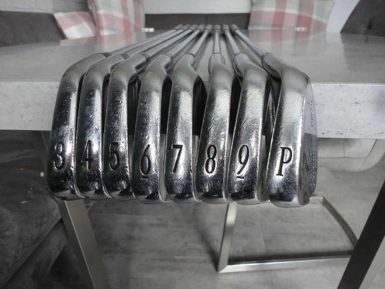 Various golf clubs sets of irons, Ping, wilson, titleist, taylormade ladies, macgregor, ben hogan