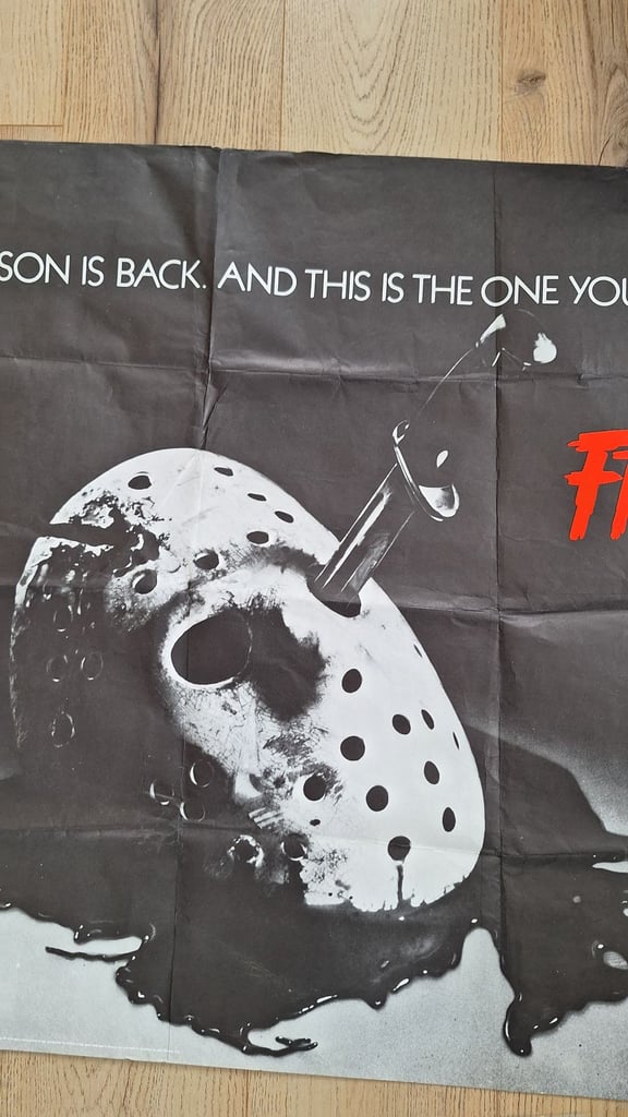Friday the 13th final chapter Quad poster