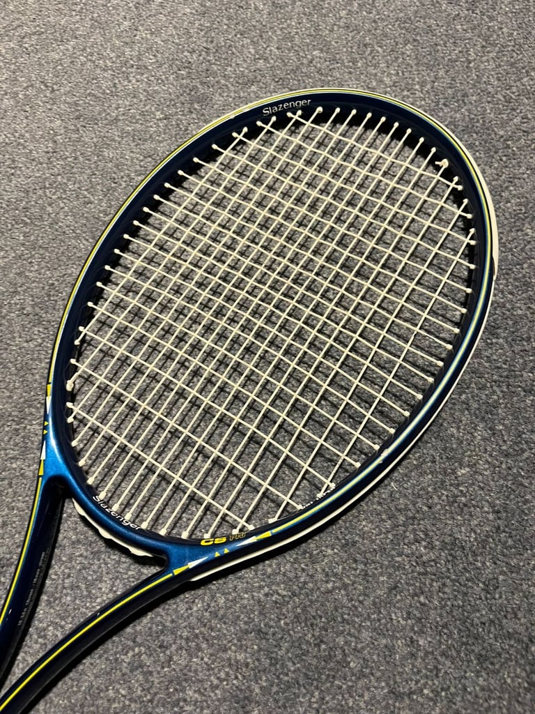Slazenger CS 140 Wide Body Mid 90 Shock Control Tennis Racket – With Cover
