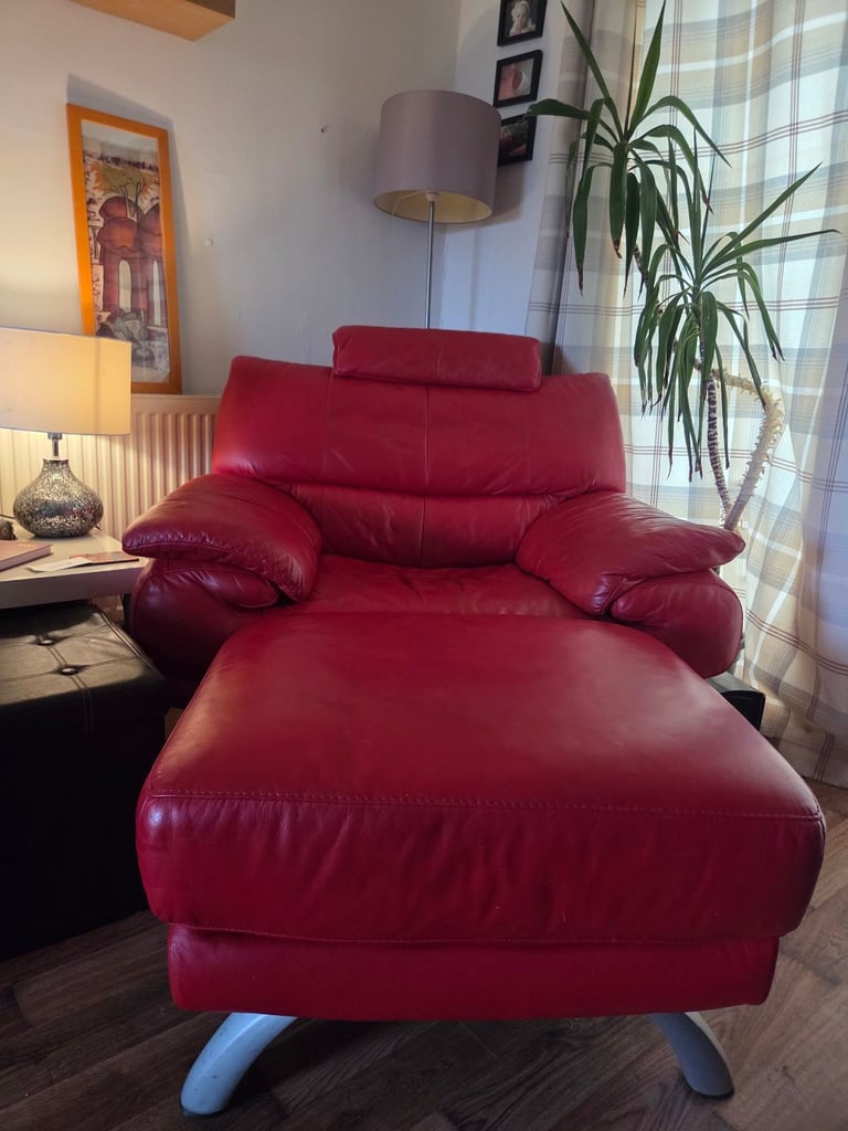 image for Chair with foot stool