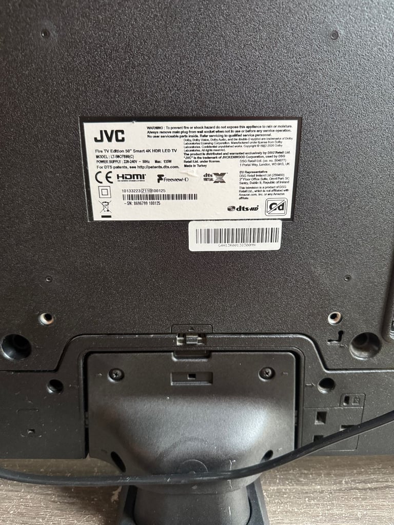 JVC Fire Edition 50 inch Smart 4K HDR LED TV(see description)