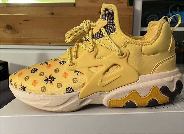 Nike presto top react yellow green