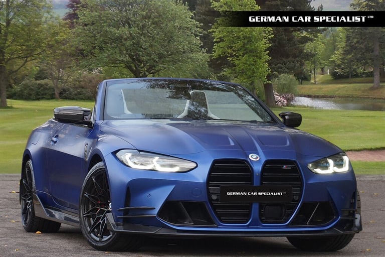 2022 BMW M4 FROZEN BLUE + ULTIMATE PACK + CARBON SEATS ** Convertible Petrol Automatic