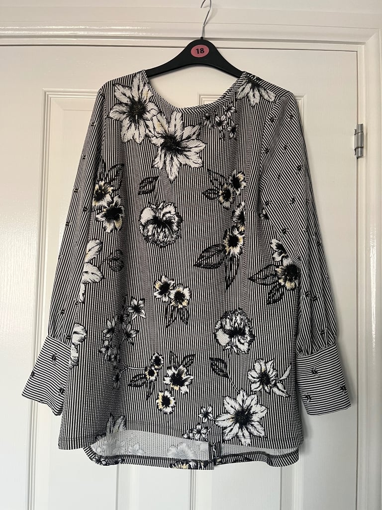 image for Bees and flowers blouse
