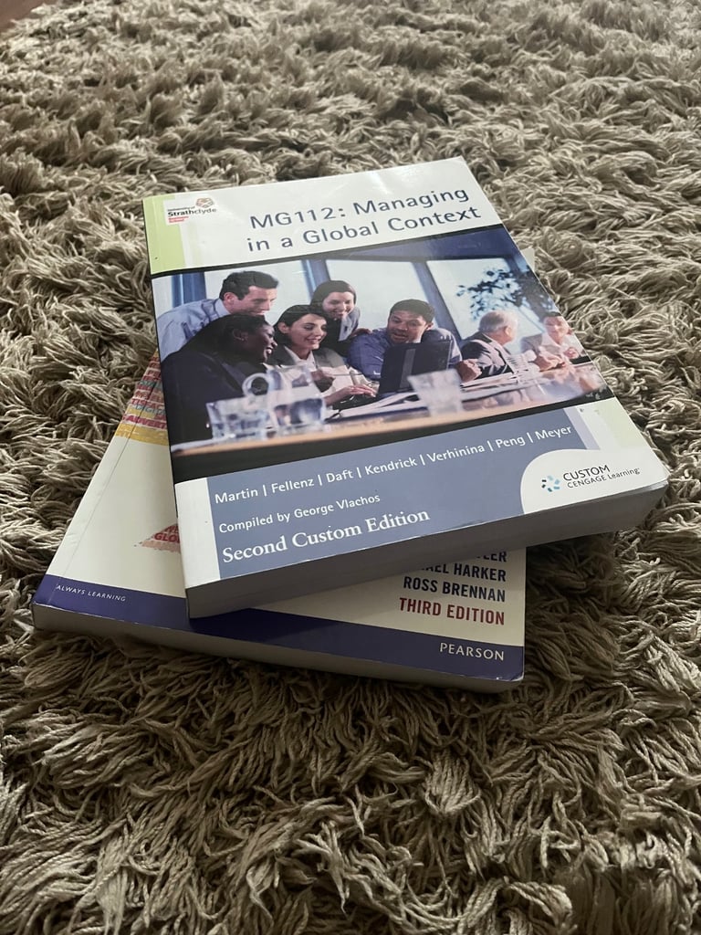 image for 2 x Uni textbooks. Marketing: An Introduction and Managing in a Global Context. 
