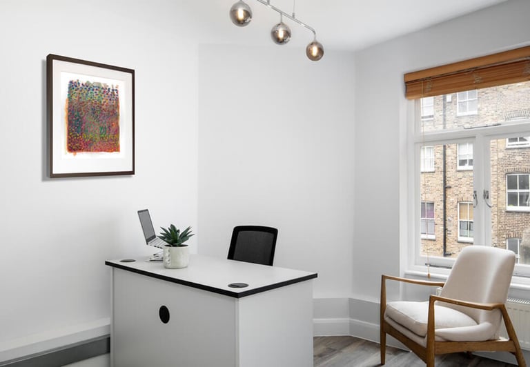 Furnished offices to rent in *Fitzrovia*. Office Spaces for 2 to 25 desks W1