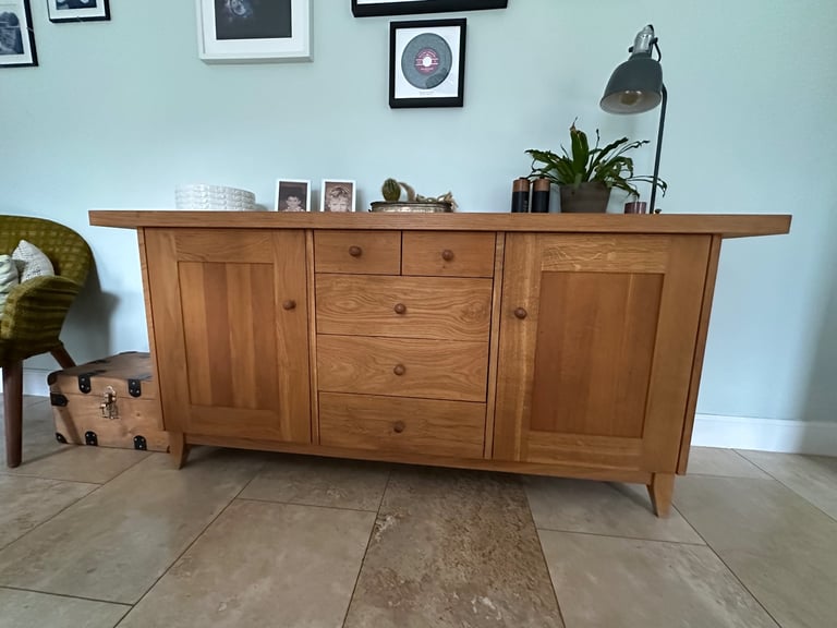 image for Solid oak sideboard 