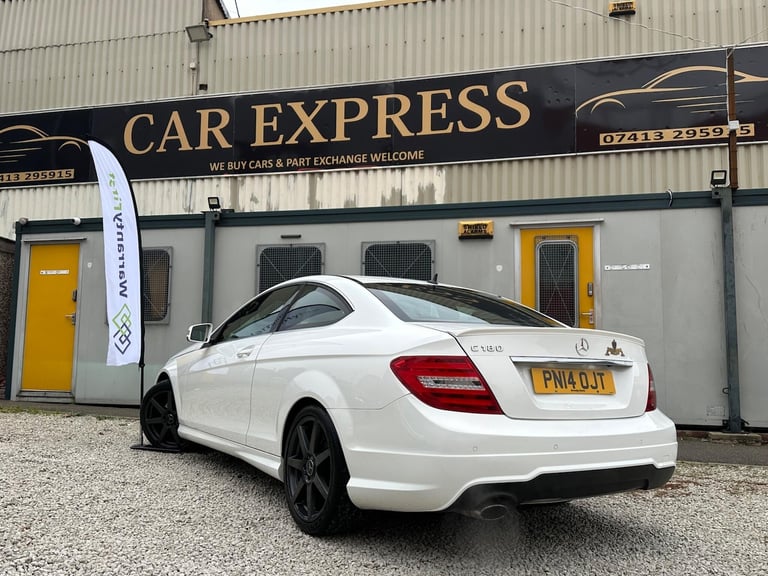 2014 Mercedes-Benz C Class 1.6 C180 AMG Sport Edition G-Tronic+ Euro 6 (s/s) 2dr COUPE Petrol Aut...