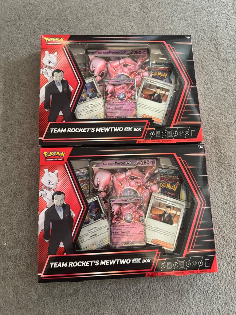The Pokemon TCG Team Rocket's Mewtwo Ex Box Destined Rivals | in ...