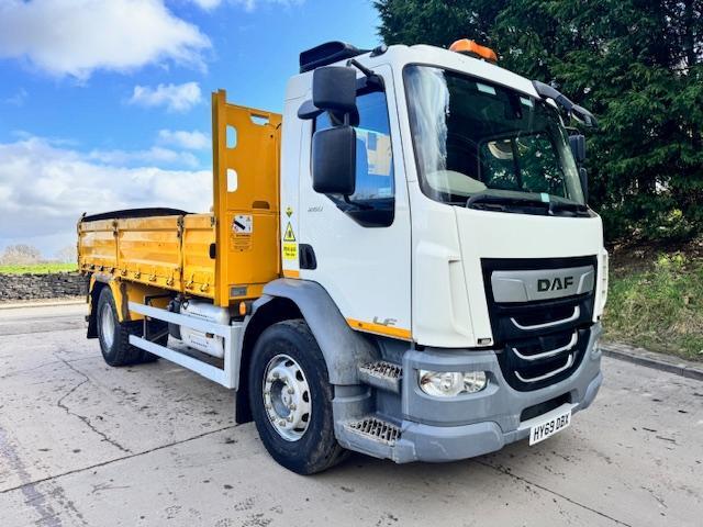 image for 2020 DAF LF 260 Euro 6 15ft6 steel drop side tipper tar chutes auto 67,000kms