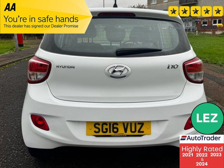 2016 Hyundai i10 1.0 SE Hatchback 5dr Petrol Manual Euro 5 (66 ps) Hatchback Petrol Manual