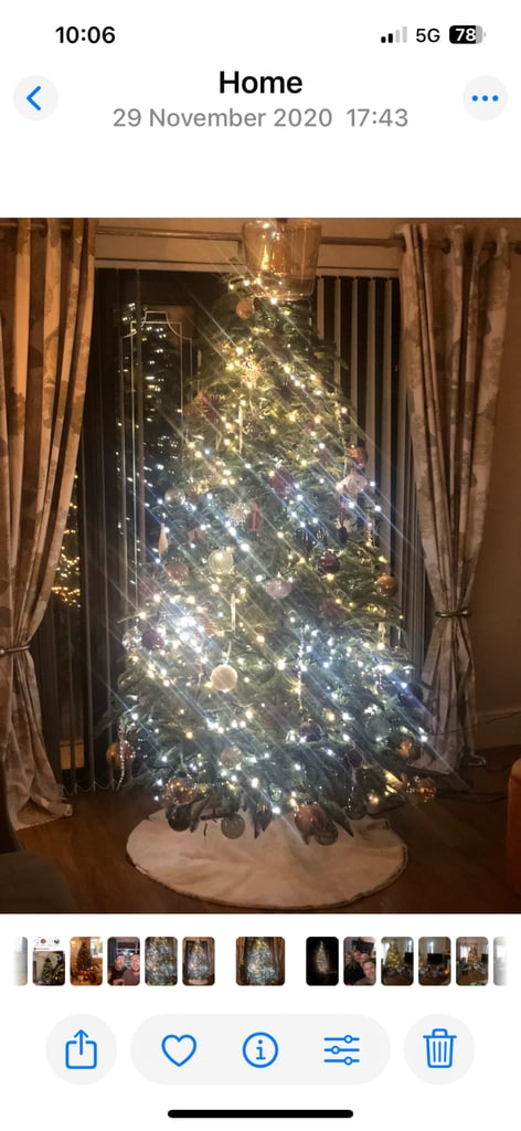 Artificial Balsam Hill Christmas Tree 7’