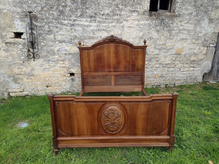 French double bed frame ~ Antique, Vintage