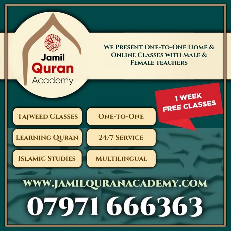 image for    Home & Online Quran Class, Male or Female Quran Teacher, Learn Quran with Tajweed