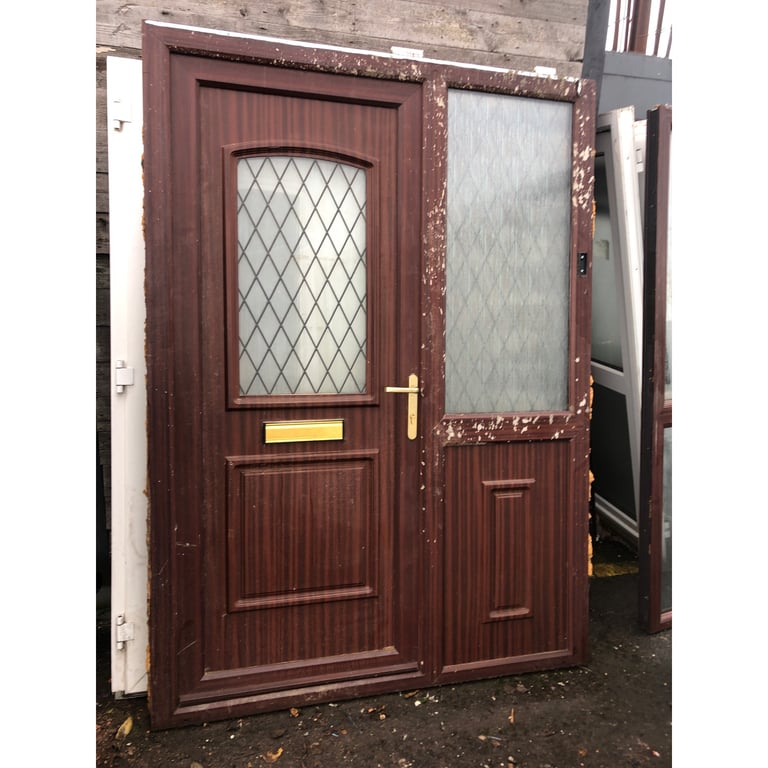 PVC brown door 