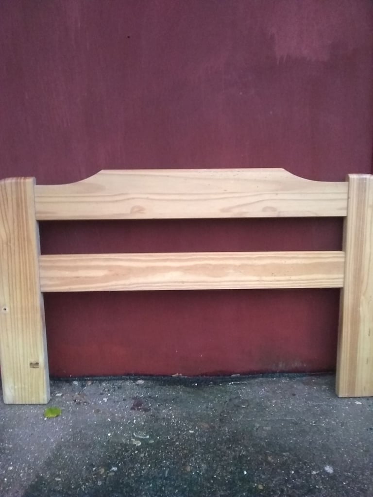 2 Pine Headboards- Single bed