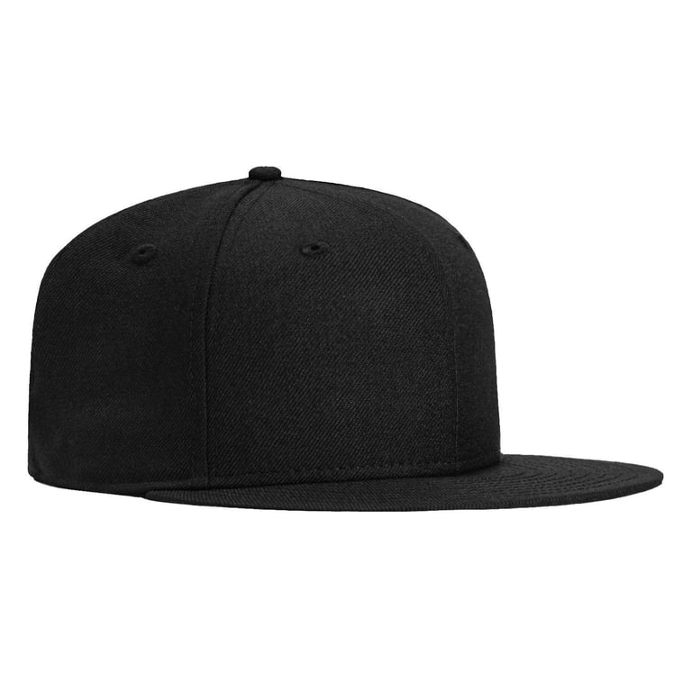 image for New Era 59Fifty Black Blank Baseball Cap