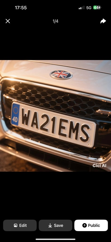 image for Asian private number plate WASIM/Waseem/WAZEEM