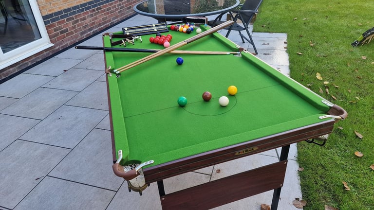 image for 6ft foldable Snooker table, collection only