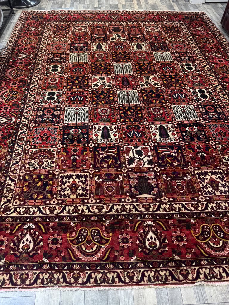 Xx large luxury handmade Persian bakhtiyar rug 410x310cm