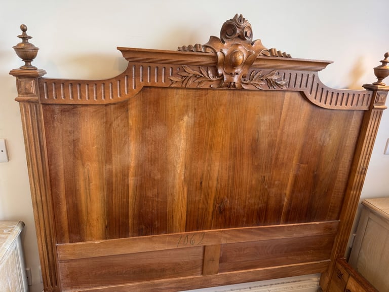 Antique French double bed 