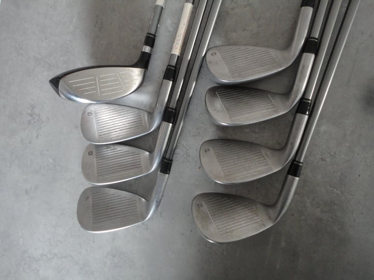 Various golf clubs sets of irons, Ping, wilson, titleist, taylormade ladies, macgregor, ben hogan