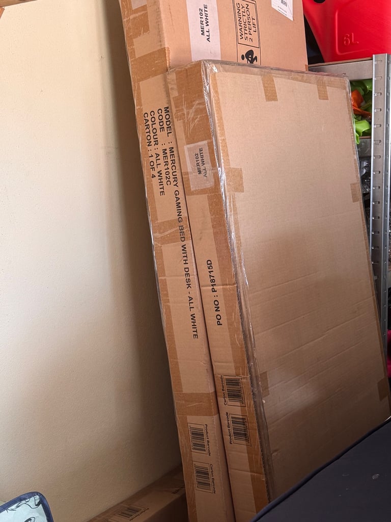 **NEW IN BOX** Mercury High Sleeper Gaming Bed With Under Desk CURRENTLY SELLING IN SHOPS FOR £609