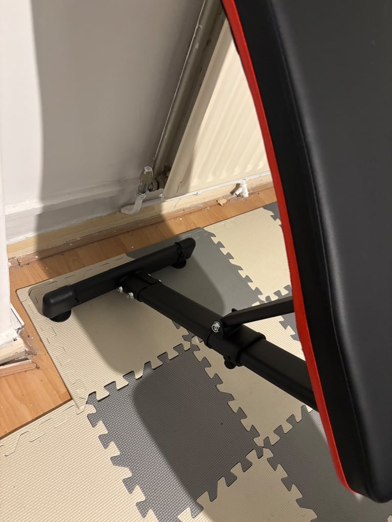 Home gym equipments, bench, leg stretcher, stepper..etc