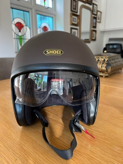 image for SHOEI Retro Brown (Scooter/ Motorbike) Helmet