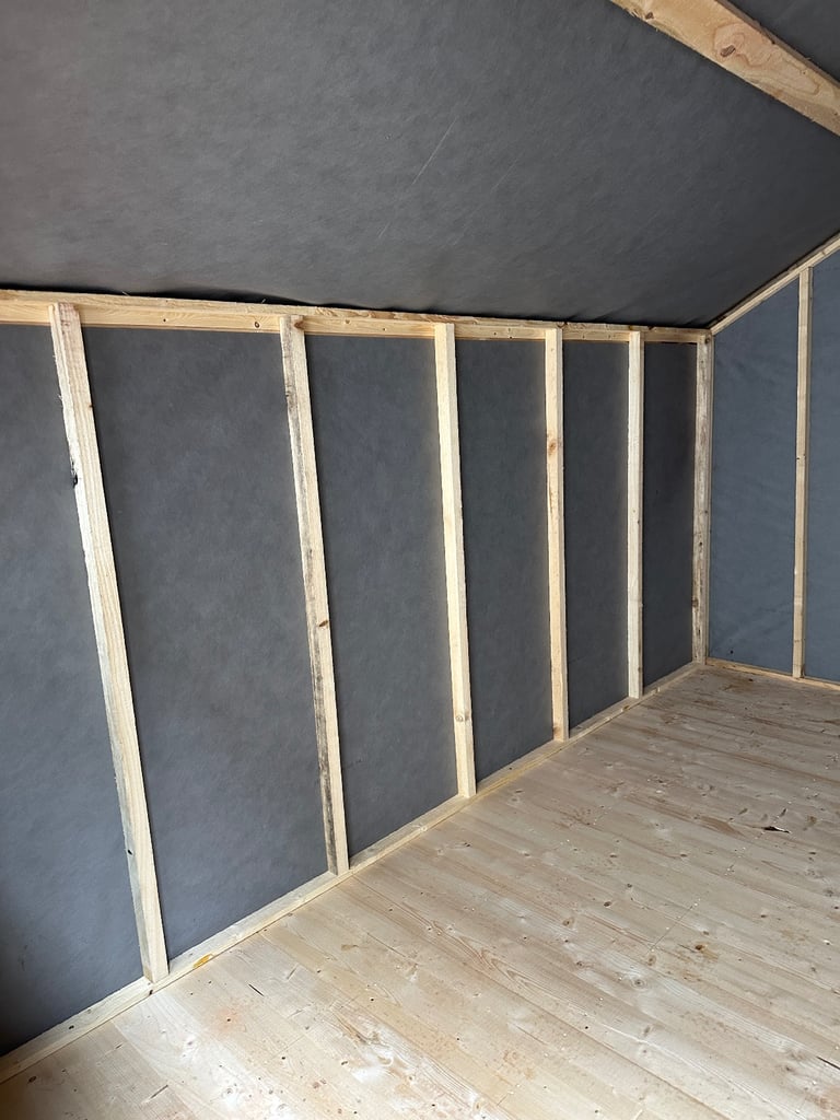 Shed with PVC door 12x10