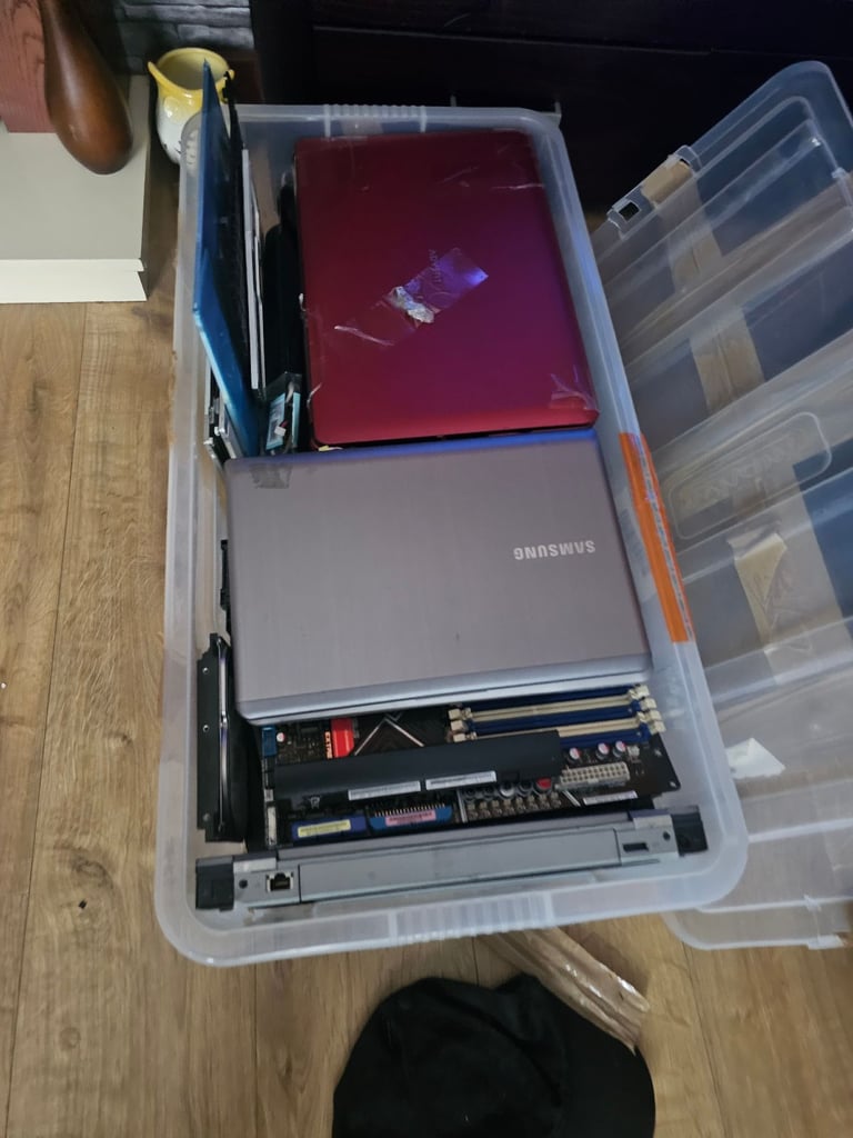 Old laptop parts