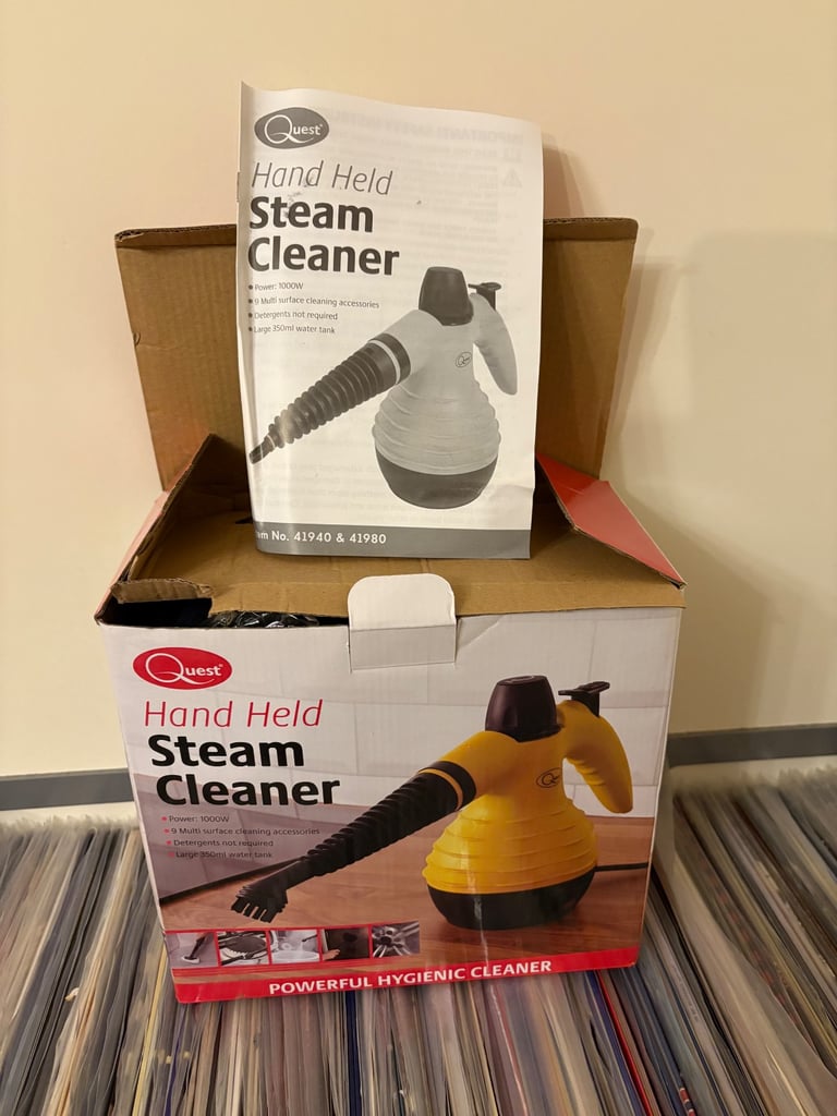 image for quest steam cleaner new in box