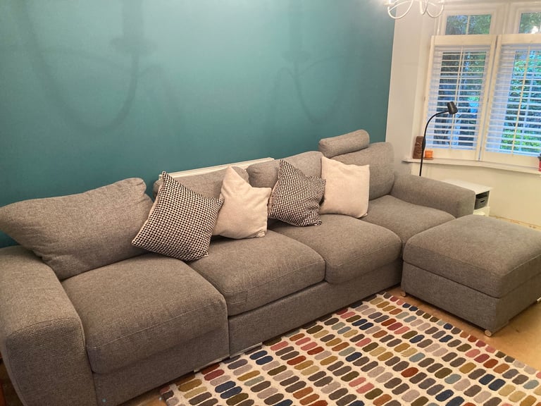 Large L-Shaped Sectional Sofa 