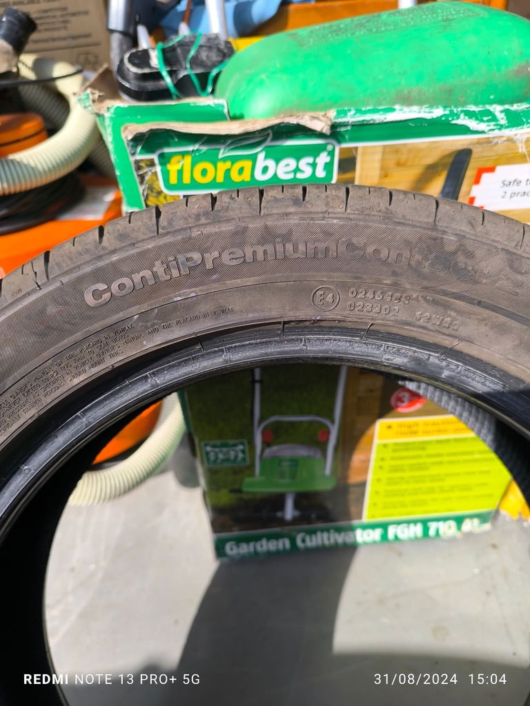2 x Continental 195/50 R16 - Part worn