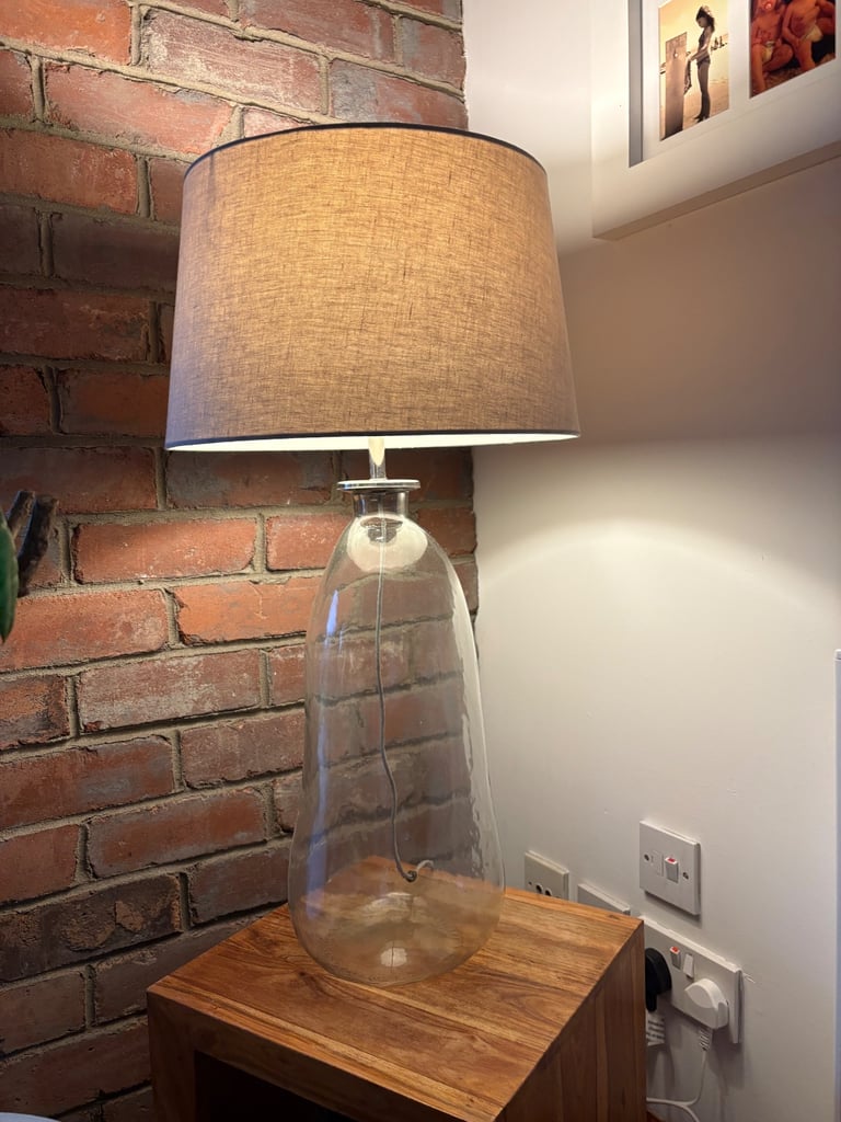 Large glass lamp shades