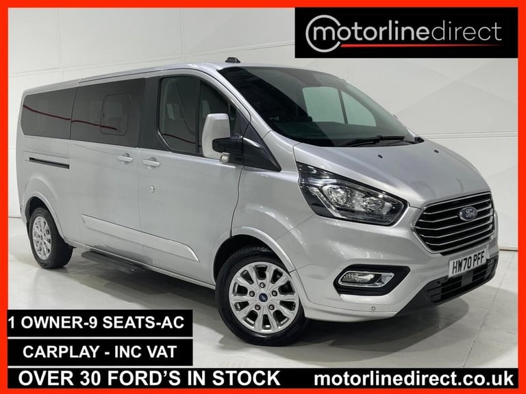 2020 Ford Tourneo Custom 2.0 EcoBlue 130ps L/R 8 Seater Titanium Auto MPV DIESEL Automatic