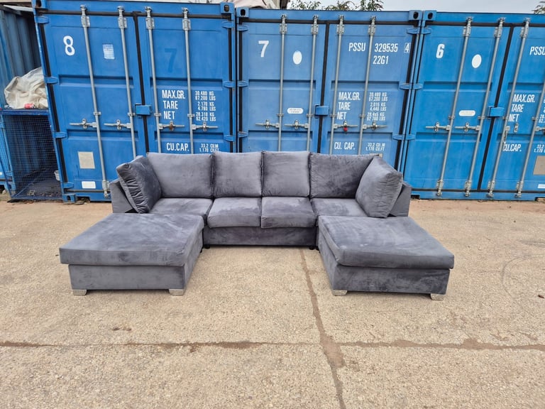 image for Grey U Shape Sofa 🛋 I CAN DELIVER 🚚 