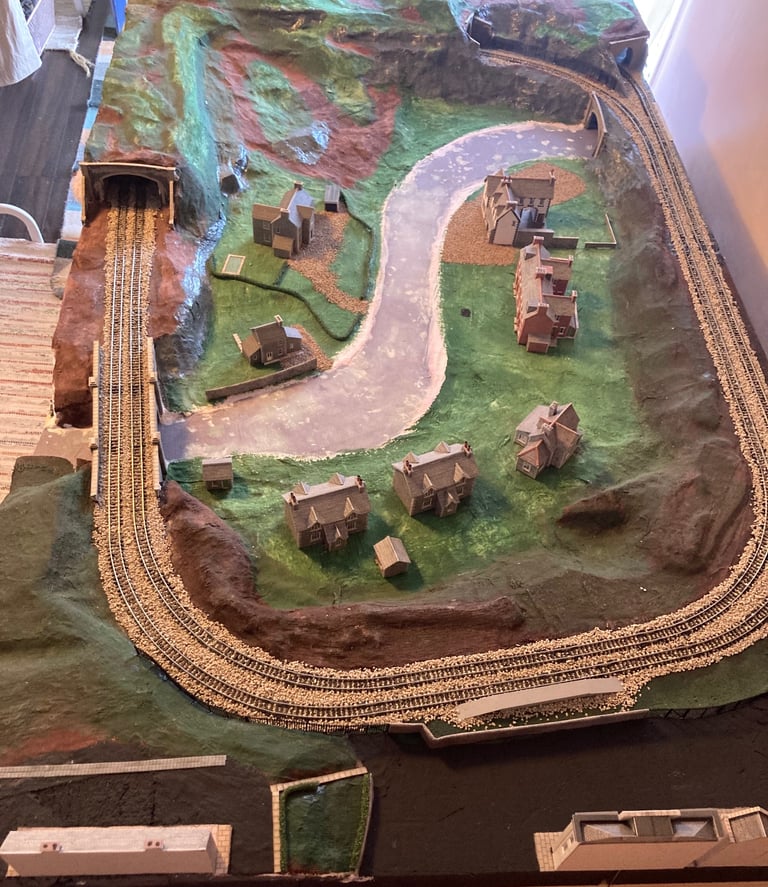 image for N gauge model railway layout