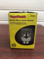 Supaplumb Click Clack Basin Waste with round cover £10