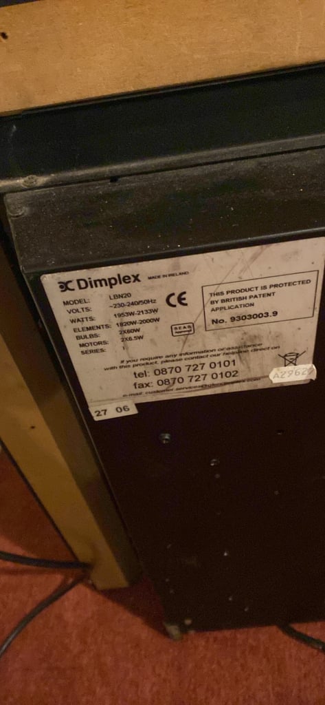 Dimplex Electric Fire 