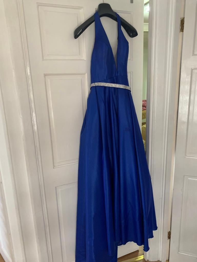 Royal blue prom dress size 4 