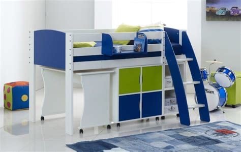 Storage bookcase cupboard, shelves, under bed cabin bed midsleeper quad unit shelves Scallywag