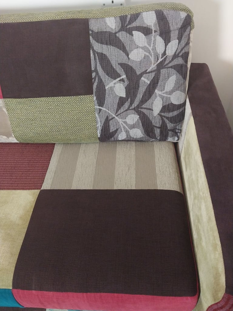 2Seater Sofa Pretty Patchwork Style RM9