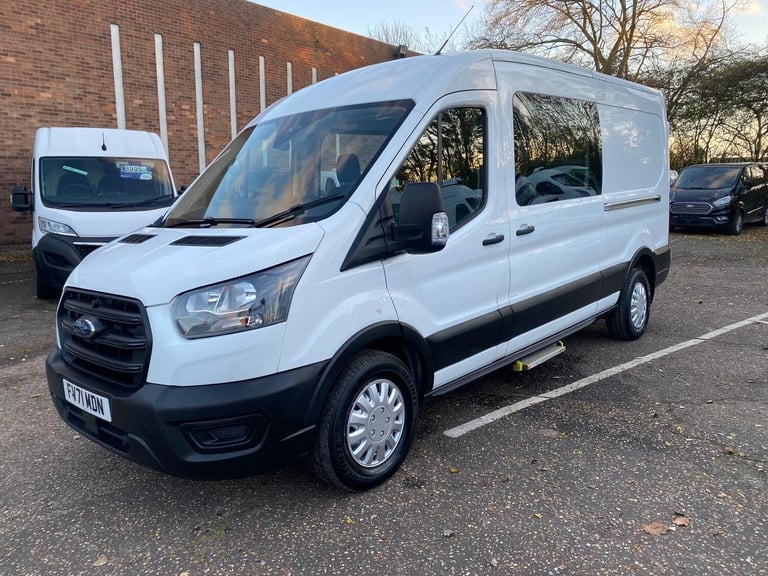2022 71Reg Ford Transit Leader 9 Seater LWB Crew Van 2.0TDCi Euro6 Air Con +VAT