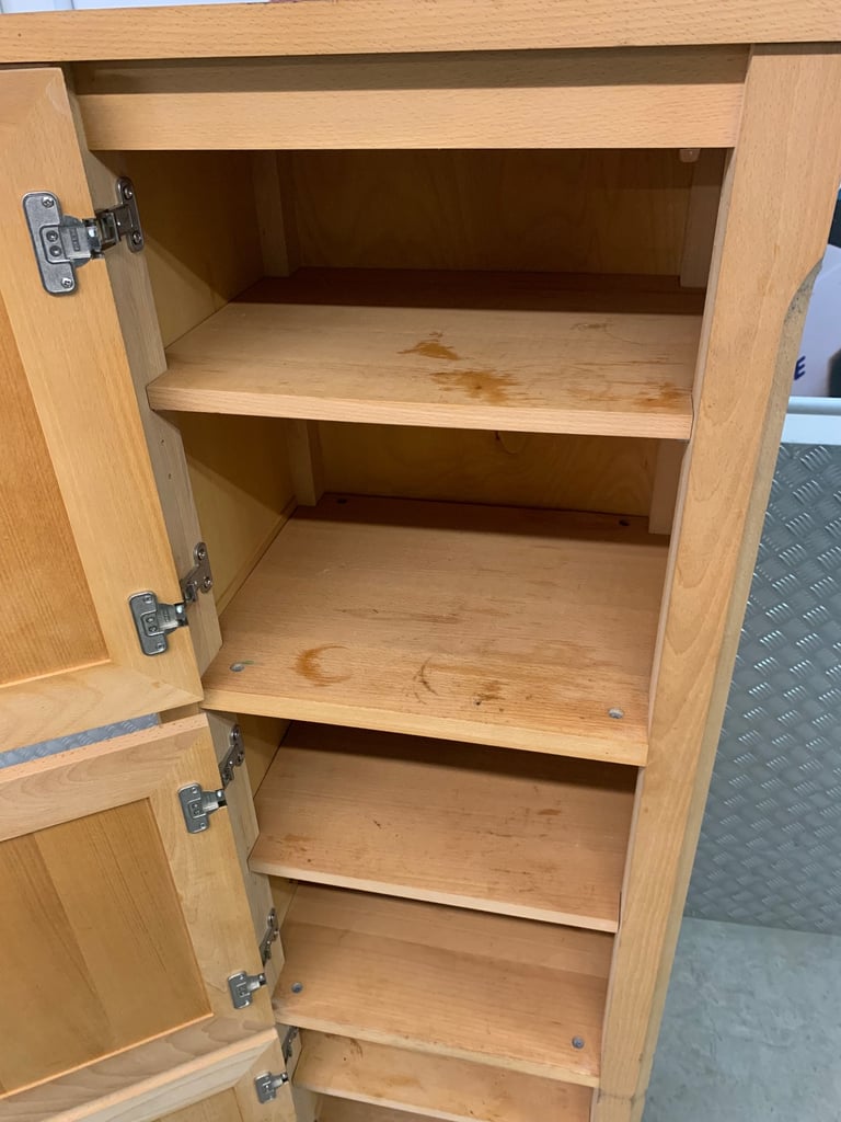 Habitat Olivia Freestanding Beech Kitchen Dining Larder / Pantry unit 