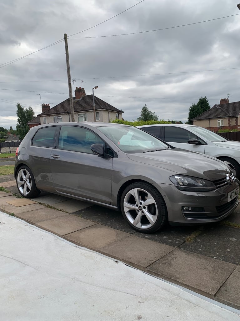 Volkswagen Golf gt 2.0 diesel bluemotion 2013 plate 