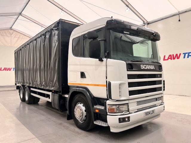 Scania 114 340 6x2 10 Tyre Sleeper Cab Curtainsider